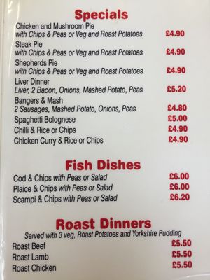 Menu photo 3 The Beano Cafe Dover Dover, KEN Menu photo 3 The Beano Cafe Dover Dover, KEN