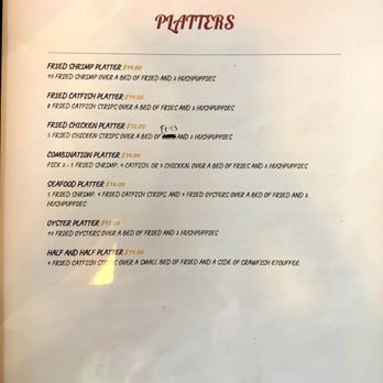 John E's Restaurant - 2019 platters - Cajun/Creole Near Me - Crosby, Texas