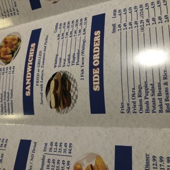 Ameen Fish and Wings - Menu 10/2022 - Seafood Near Me - Stockbridge, Georgia