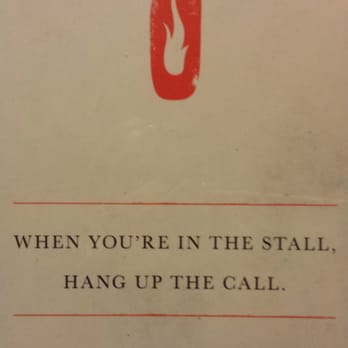 Smokey Bones - I love this post in the stall.  Don't take a shyt while u r on the phone. phone Unlady like.  Pigs! - American Near Me - Grand Rapids, Michigan