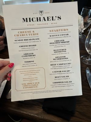 Menu photo 3 Michael's St. Augustine, FL