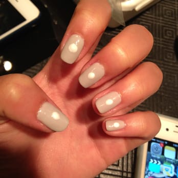 BB Nail Spa - Polka dots nails for summer! - Nail Salons Near Me - Naperville, Illinois
