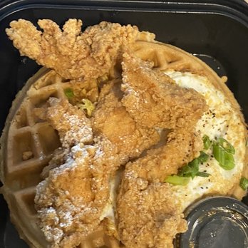 Black Walnut - Chicken & Waffles - New American Near Me - Houston, Texas Black Walnut - Chicken & Waffles - New American Near Me - Houston, Texas