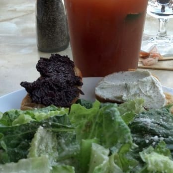 Cyrano's - Ceasar with olive and goat cheese tapenades, bloody mary made with bloody mary bar. - Desserts Near Me - Saint Louis, Missouri