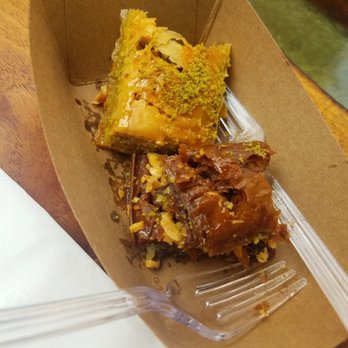 LOKUM - T: Honey & Pistachio Baklava B: Chocolate Hazelnut Baklava - Coffee & Tea Near Me - Santa Barbara, California LOKUM - T: Honey & Pistachio Baklava B: Chocolate Hazelnut Baklava - Coffee & Tea Near Me - Santa Barbara, California