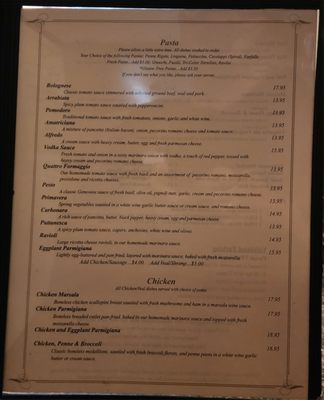 Menu photo 3 Al Dente Restaurant Boston, MA Menu photo 3 Al Dente Restaurant Boston, MA
