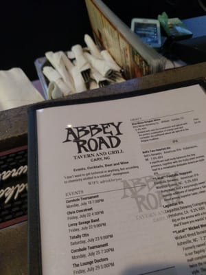 Menu photo 6 Abbey Road Tavern & Grill Cary, NC