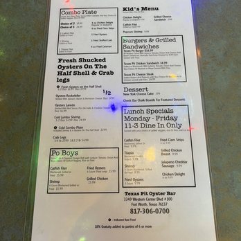 Texas Pit Oyster Bar - Seafood Near Me - Fort Worth, Texas