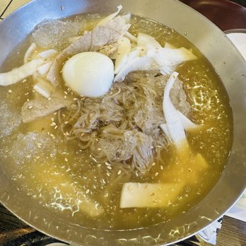 Delicious Table - Cold Noodles (Naeng Myeon) + BBQ Combo! - Korean Near Me - Buena Park, California Delicious Table - Cold Noodles (Naeng Myeon) + BBQ Combo! - Korean Near Me - Buena Park, California