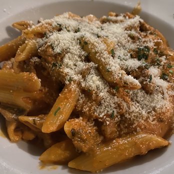 Osteria Grappolo - Penne funghi salsiccia - Italian Near Me - Solvang, California Osteria Grappolo - Penne funghi salsiccia - Italian Near Me - Solvang, California
