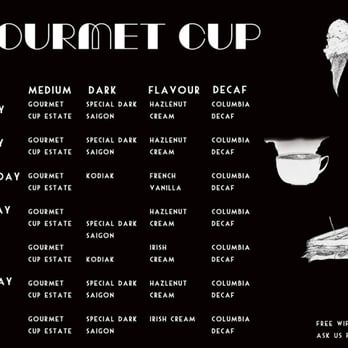 Gourmet Cup Beverage Station - gourmet cup menu - Coffee & Tea Near Me - Richmond, British Columbia Gourmet Cup Beverage Station - gourmet cup menu - Coffee & Tea Near Me - Richmond, British Columbia