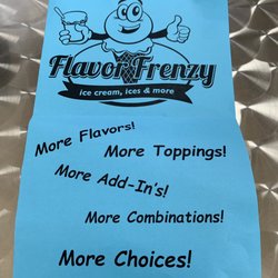 Flavor Frenzy - Menu