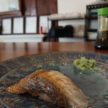 Sushi Kaunta - black sea bream, skin on, seared | ig: @hungrywires - Japanese Near Me - Kent, Washington Sushi Kaunta - black sea bream, skin on, seared | ig: @hungrywires - Japanese Near Me - Kent, Washington