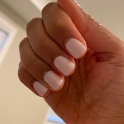 LC Nails & Spa - Left nail polish around the cuticles and didn't even give me a "manicure" which is what I paid for.