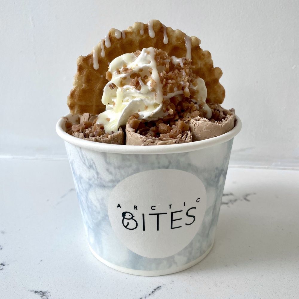 Arctic Bites - a cup of ice cream and waffles - Ice Cream & Frozen Yogurt Near Me - Toronto, Ontario Arctic Bites - a cup of ice cream and waffles - Ice Cream & Frozen Yogurt Near Me - Toronto, Ontario