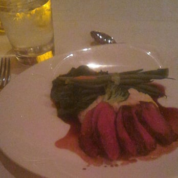 Janet Lynn's Bistro - Duck breast with celery root puree and seasonal vegetables. - Bistros Near Me - Kitchener, Ontario