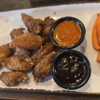 Tent City Taphouse - crispy smoked wings - American Near Me - Anchorage, Alaska Tent City Taphouse - crispy smoked wings - American Near Me - Anchorage, Alaska