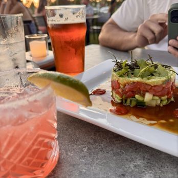 Yard House - Salted Watermelon Margarita Spicy Tuna Stack Sierra Nevada Pale Ale - New American Near Me - Elk Grove, California Yard House - Salted Watermelon Margarita Spicy Tuna Stack Sierra Nevada Pale Ale - New American Near Me - Elk Grove, California