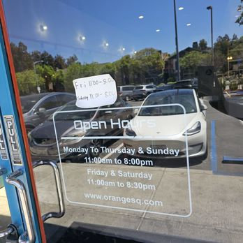 Orange Square - Business Hours - Asian Fusion Near Me - Milpitas, California
