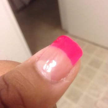 Image Nail Salon - Rough gel application - Nail Salons Near Me - Tigard, Oregon