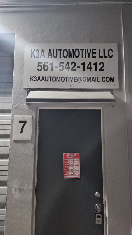 K3A AUTOMOTIVE Updated August 2024 950 Old Dixie Hwy, Lake Park