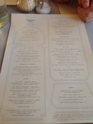 Menu photo 2 Granger & Co Clerkenwell, XGL Menu photo 2 Granger & Co Clerkenwell, XGL