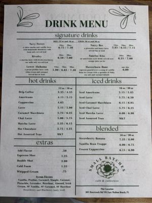 Menu photo 1 Small Batches Cafe & Collective Fort Walton Beach, FL Menu photo 1 Small Batches Cafe & Collective Fort Walton Beach, FL