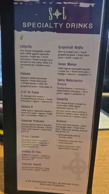 Menu photo 4 Salt and Lime Modern Mexican Grill Phoenix, AZ