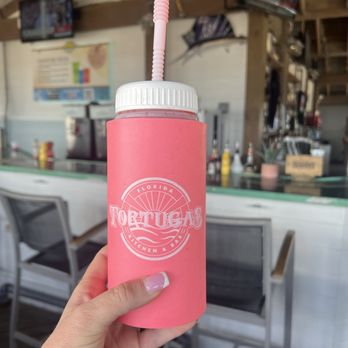 Tortuga's Kitchen & Bar - Make sure you get a souvenir squeezie drink!!!! - Bars Near Me - Flagler Beach, Florida
