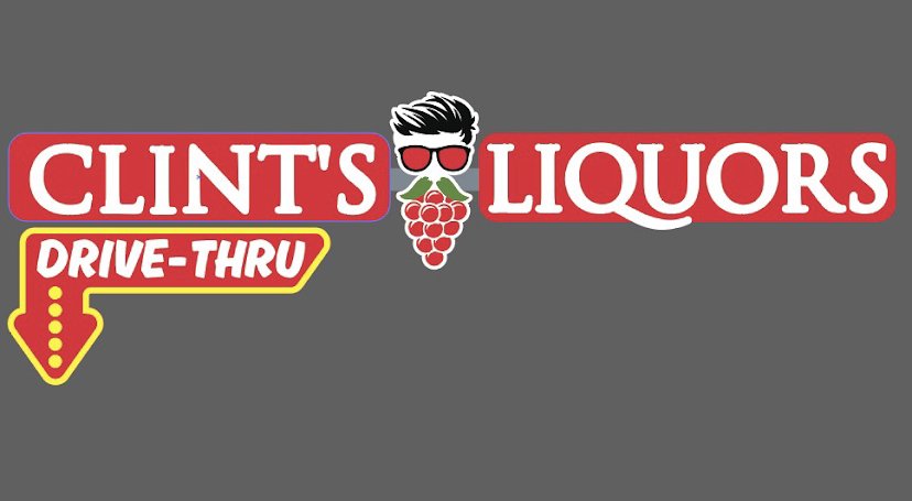 Clint's Liquor #6 Logo