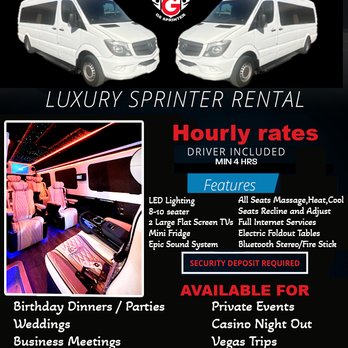 G6 Sprinters - Party Bus Rentals Near Me G6 Sprinters - Party Bus Rentals Near Me