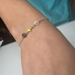 Bijut Collection - Beautiful mix of charms with initials, cross and cuban chain for men styles.