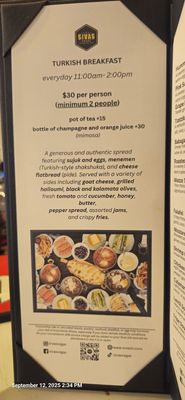 Menu photo 5 Sivas Vegas Las Vegas, NV