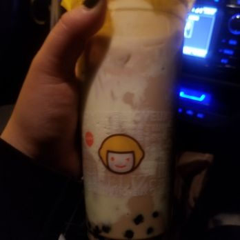 Happy Lemon - Boba milk tea with salted puff cheese - Coffee & Tea Near Me - Fresno, California