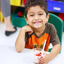 Guiding Hands Academy - Our meals are catered by Food2You. We offer organic milk and meals as well as a regular, vegetarian and gluten-free menu.