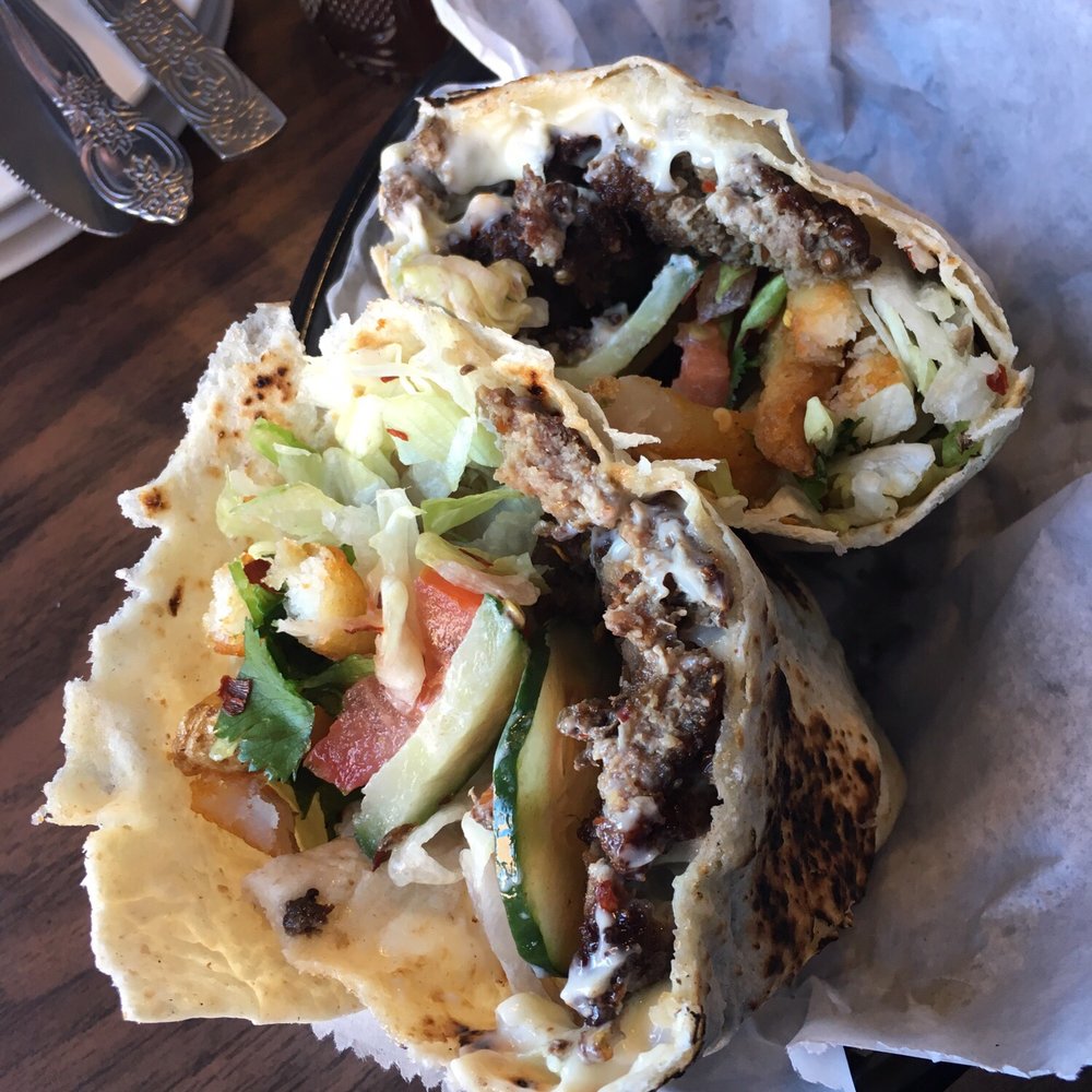 Kabul Express STL - Chapli kabob wrap - Afghan Near Me - St. Louis, Missouri Kabul Express STL - Chapli kabob wrap - Afghan Near Me - St. Louis, Missouri