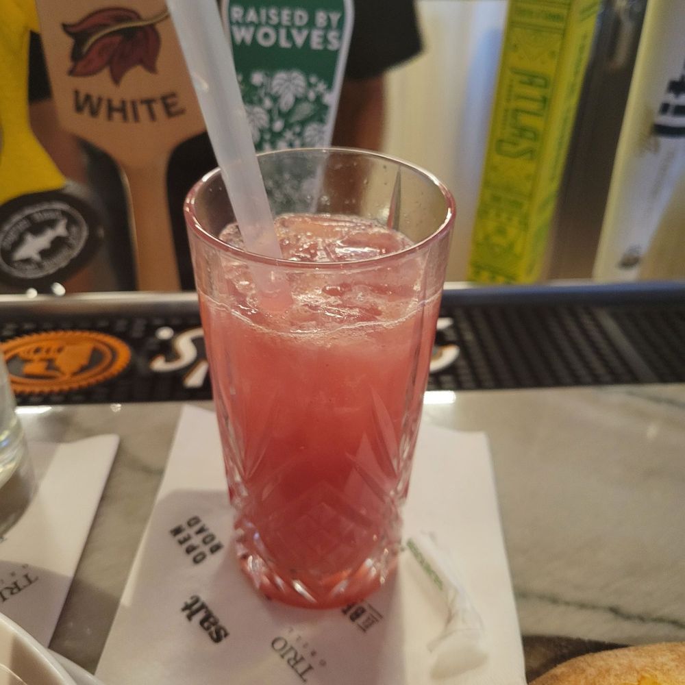 CIRCA at Navy Yard - Purple rain (with orange juice subbed for pineapple) - American Near Me - Washington, DC, District of Columbia CIRCA at Navy Yard - Purple rain (with orange juice subbed for pineapple) - American Near Me - Washington, DC, District of Columbia