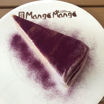 Mango Mango Dessert - Ube crepe cake - Juice Bars & Smoothies Near Me - Honolulu, Hawaii