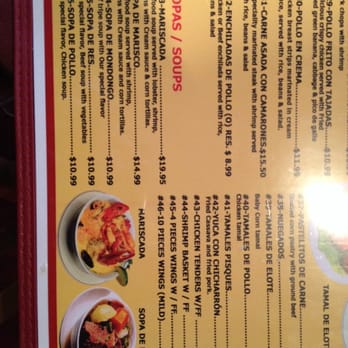 Mi Comalito - Menu page 4 - Mexican Near Me - Baltimore, Maryland