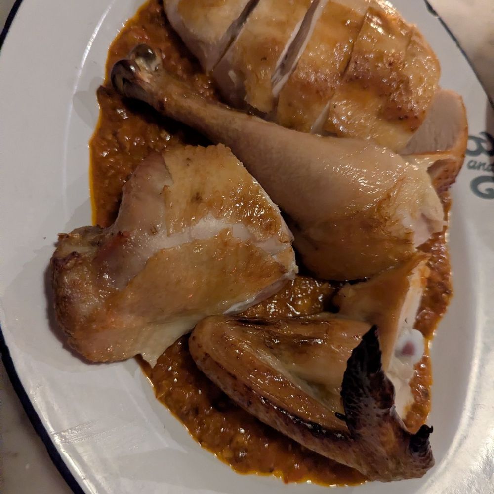 Bub and Grandma's - half jidori chicken with romesco sauce - Sandwiches Near Me - Los Angeles, California Bub and Grandma's - half jidori chicken with romesco sauce - Sandwiches Near Me - Los Angeles, California