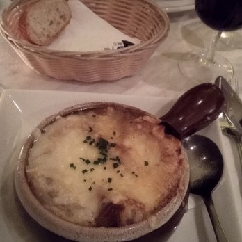 Les Deux Gamins - French onion soup was a bit bland. - French Near Me - Montreal, Quebec