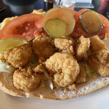 The American Sector - Shrimp Po'boy - Cajun/Creole Near Me - New Orleans, Louisiana The American Sector - Shrimp Po'boy - Cajun/Creole Near Me - New Orleans, Louisiana