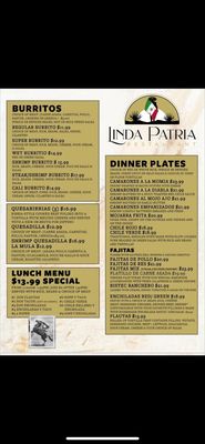 Menu photo 7 Linda Patria Restaurant Vallejo, CA Menu photo 7 Linda Patria Restaurant Vallejo, CA