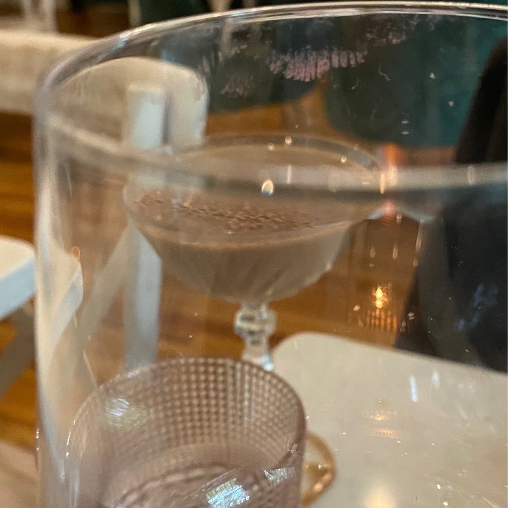 Villa Yara - Wine glass at our table with lipstick clearly still on it. - Mediterranean Near Me - Washington, DC, District of Columbia Villa Yara - Wine glass at our table with lipstick clearly still on it. - Mediterranean Near Me - Washington, DC, District of Columbia