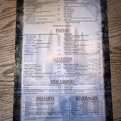 Reservoir Restaurant - Menu 6.1.2024