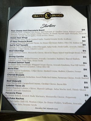 Menu photo 5 Craftz Lounge Riverside, CA Menu photo 5 Craftz Lounge Riverside, CA