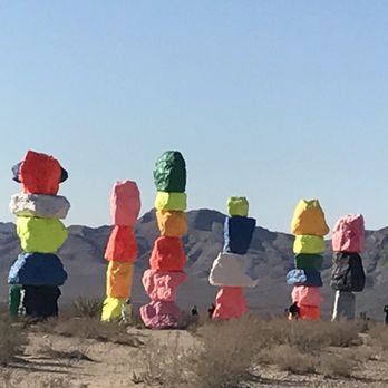 Seven Magic Mountains - Public Art Near Me - Las Vegas, Nevada
