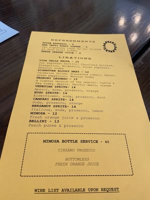 Menu photo 7 bar Vetti Louisville, KY