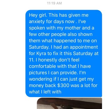 Parrydise Salon And Spa - Response from owner after I posted about it on my Facebook page - Hair Extensions Near Me - Portland, Maine Parrydise Salon And Spa - Response from owner after I posted about it on my Facebook page - Hair Extensions Near Me - Portland, Maine