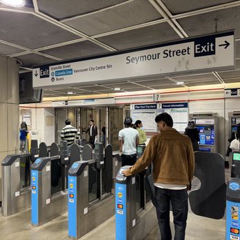 Granville Station - Seymour/Granville exit gates~ - Metro Stations Near Me - Vancouver, British Columbia Granville Station - Seymour/Granville exit gates~ - Metro Stations Near Me - Vancouver, British Columbia